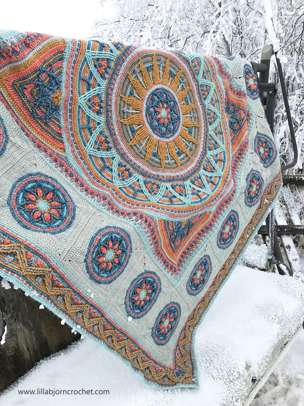 Sunny blanket knitting pattern 2025